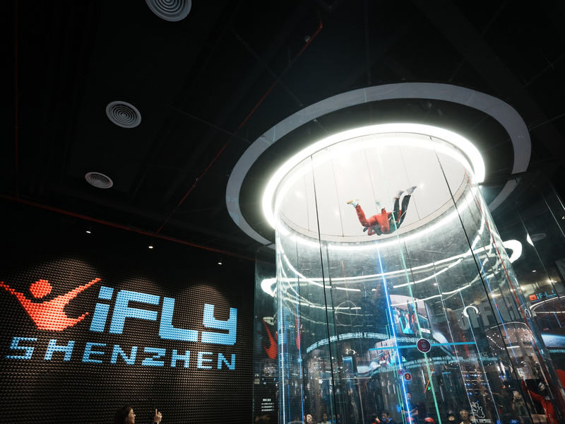iFLY Indoor Skydiving, Wind Tunnel Flying, Freestyle Skydiving | One Avenue Store - What one minute in a wind tunnel feels like