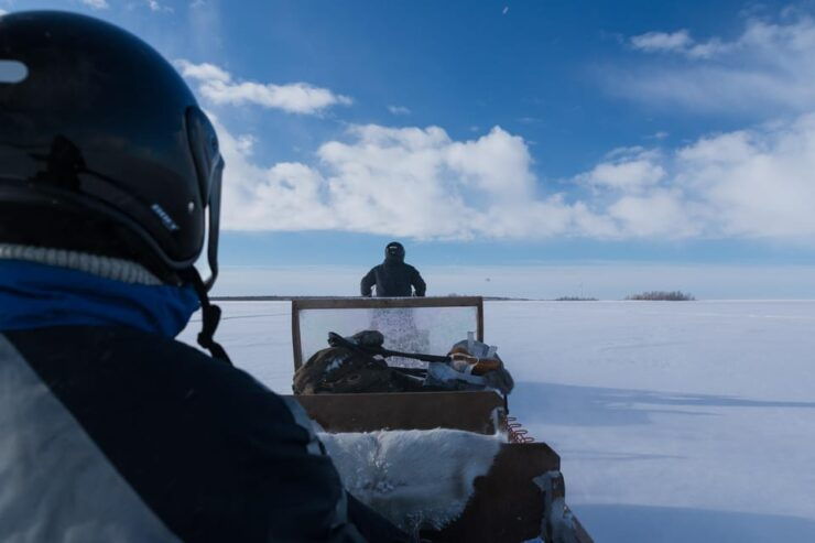 Ii: Frozen River and Sea From a Snowmobile Sleigh - Good To Know