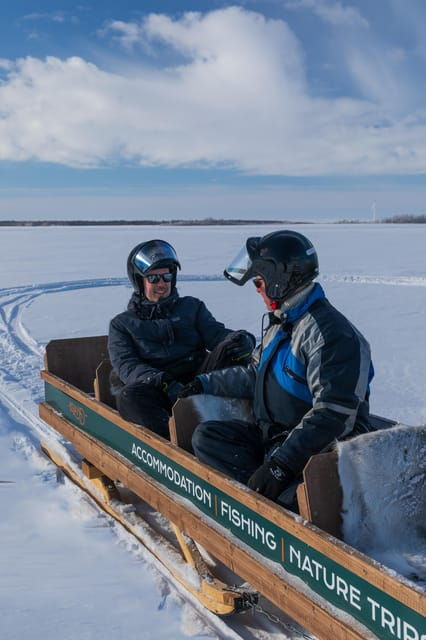 Ii: Frozen River and Sea From a Snowmobile Sleigh - Scenic Highlights of the Journey