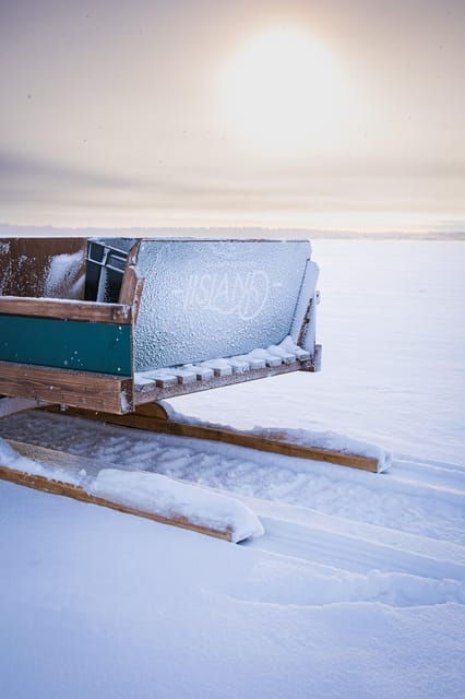 Ii: Frozen River and Sea From a Snowmobile Sleigh - Preparing for Your Adventure