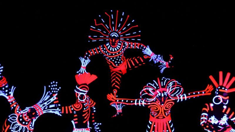 IMAGE black light theatre ticket in Prague - At a glance