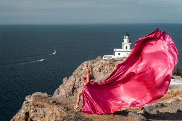 Imerovigli: Santorini Photoshoot With Flying Dress - Common Questions