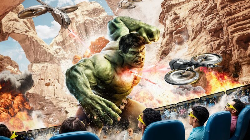 IMG Worlds of Adventure Ticket in Dubai - IMG Boulevard and the Haunted Hotel need timing