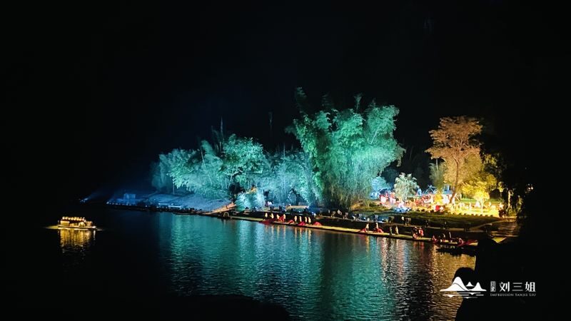 "Impression of Liu Sanjie" Landscape Live Performance - Seven scenes, not a plot with subtitles
