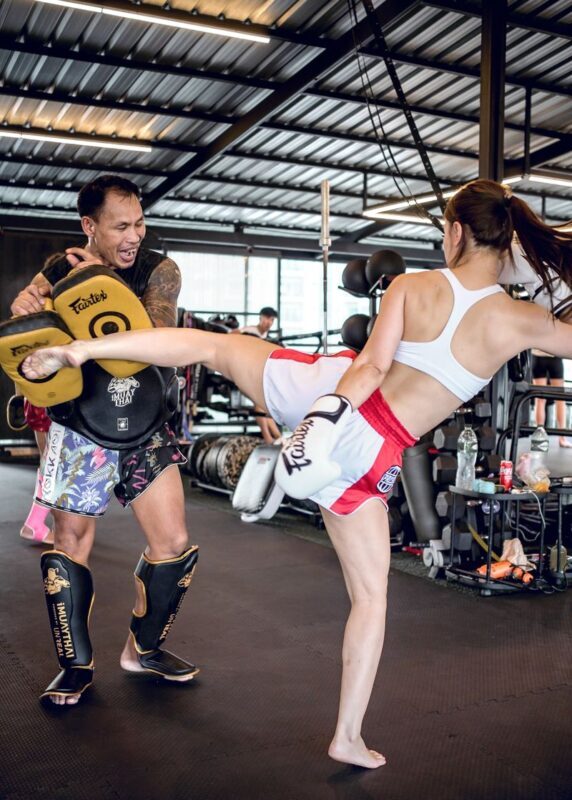 iMUAYTHAI (Thai Boxing) at Sukhumvit 24 Bangkok - Getting to the rooftop near Phrom Phong
