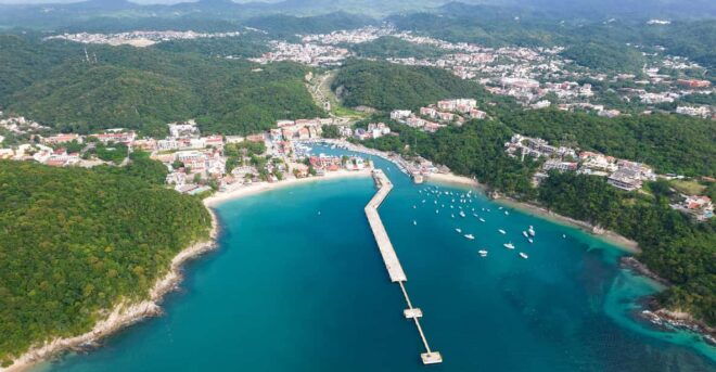 In Huatulco: We Take You From Your Hotel to Visit the Beaches. - Seafood Stuffed Pineapple
