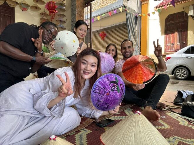 Incense Village, Hat Making, Lacquer & Train Street Full Day - Highlights of the Experience
