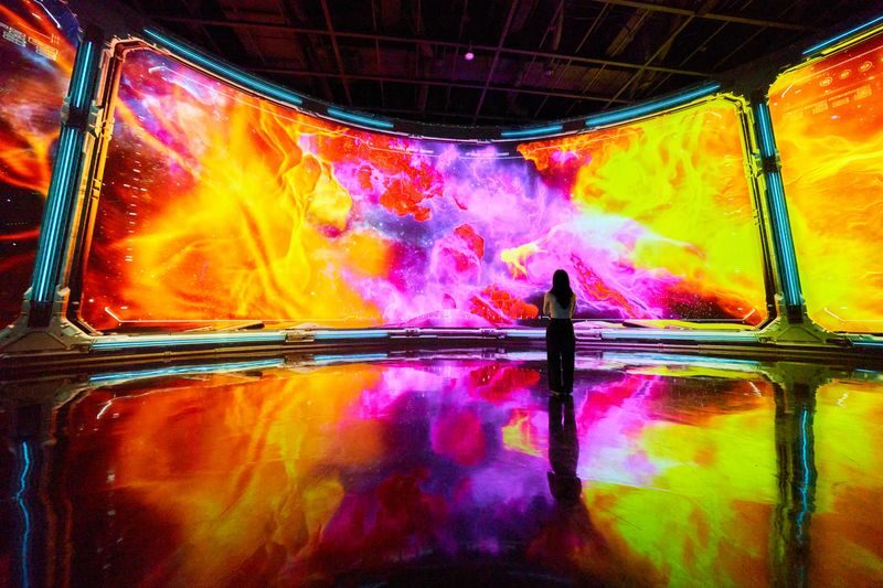 Incheon INSPIRE Resort & Seaside Rail Bike & Ganghwa Luge Day Tour - Aurora: 150 metres of LED scenes