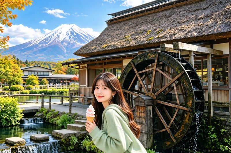 (Includes Owakudani Ropeway Ticket) Mount Fuji & Hakone Panoramic Photo Spot Day Tour: Owakudani, Lake Ashi Pirate Ship, Lake Yamanaka, Oshino Hakkai (Departing from Tokyo) - Lake Yamanaka and Its Swans