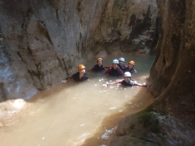 Incredible Canyon Descent View of Llevata - Inclusions
