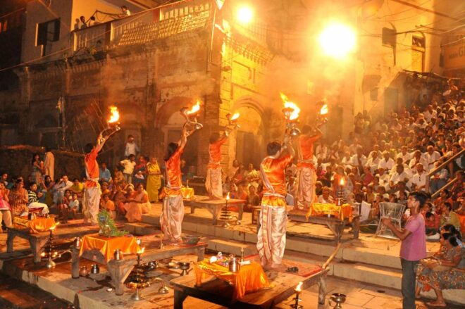 India: Evening Ganga Aarti With Dinner and Private Transfer - Enjoy a Private Transfer to the Ghat