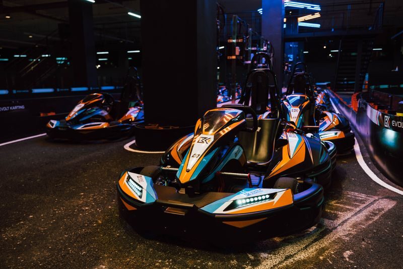 Indoor Electric Go-Kart Experience at Evolt Karting in Johor Bahru - A mall location with a proper racing track