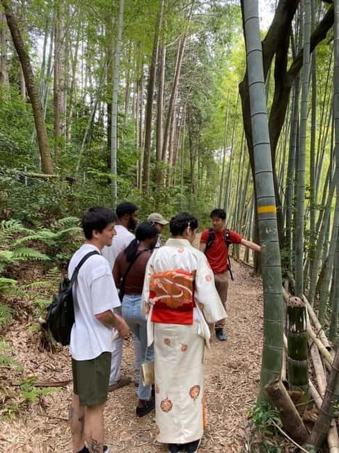 Inside of Fushimi Inari - exploring and lunch with locals - Food and Drink: Soba Noodles and More