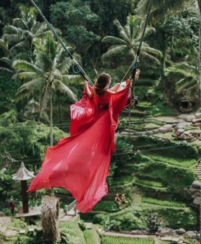 Instagrammable Glass Factory, Waterfall and Taman Dedari in Bali - The guide can make the day feel less hurried