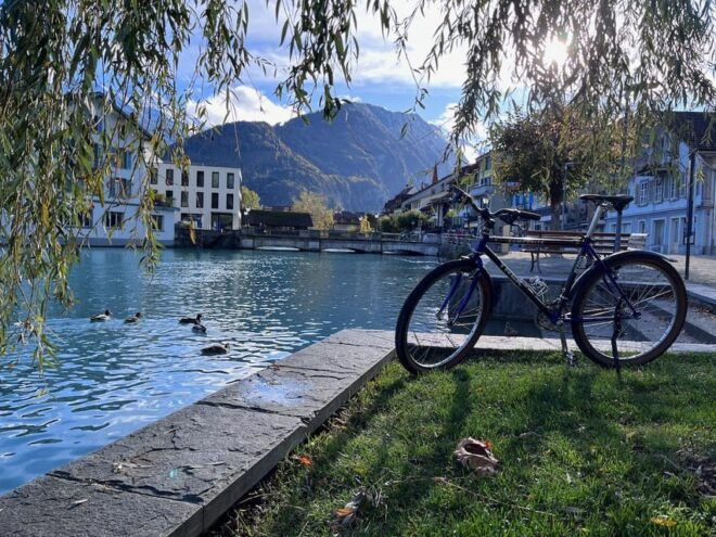 Interlaken: Bike Tour With Rivers, Lakes, and Hot Chocolate - Itinerary