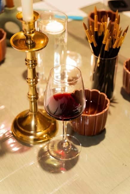 Introduction to Vin Rouge painting - Discovering Bordeaux’s Wine and Art Scene