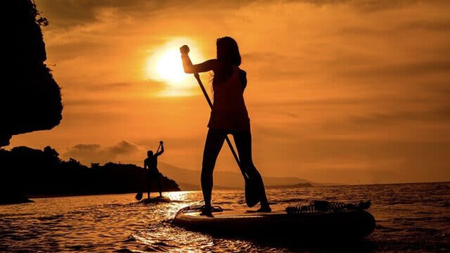 Iriomote Island: Choice of Sunset SUP or Canoe Tour (Okinawa) - A quiet hour on Iriomote’s evening water