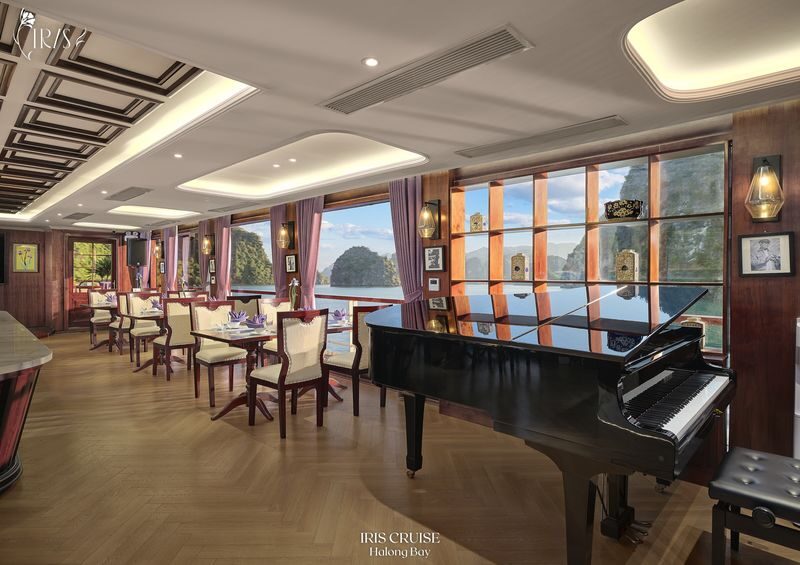 Iris Day Cruise: Ha Long Bay, Sung Sot, Ti Top - Sung Sot Cave: impressive scale, plenty of steps