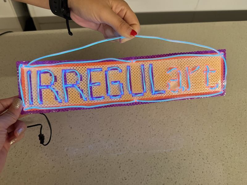 IRREGULart - Tsim Sha Tsui - Neon Electroluminescent Wire Art Workshop - Pick a design before you book