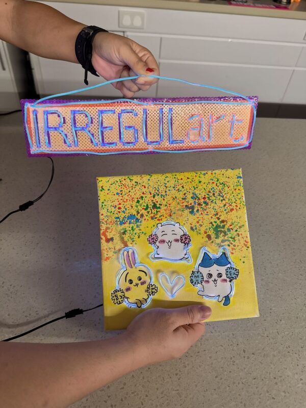IRREGULart - Tsim Sha Tsui - Neon Electroluminescent Wire Art Workshop - The timing and location need a little care