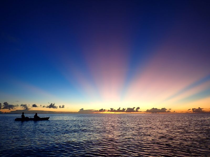 Ishigaki Island/Private: Sunset Kayak Tour (Includes Tour Photos/Free Transportation) - Sunset looks different from the water