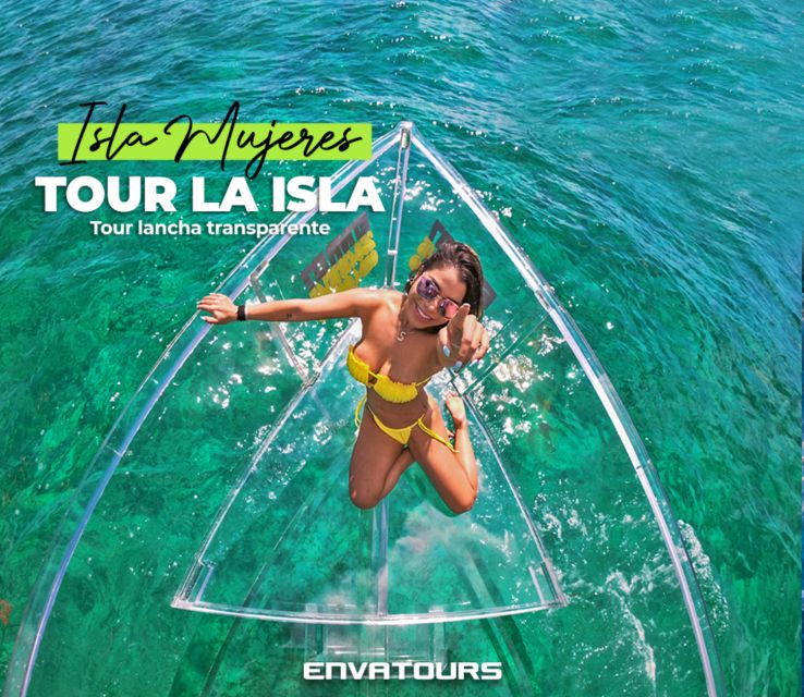 Isla Mujeres: Excursion Crystal Boat Tour at the Caribbean - Tour Highlights