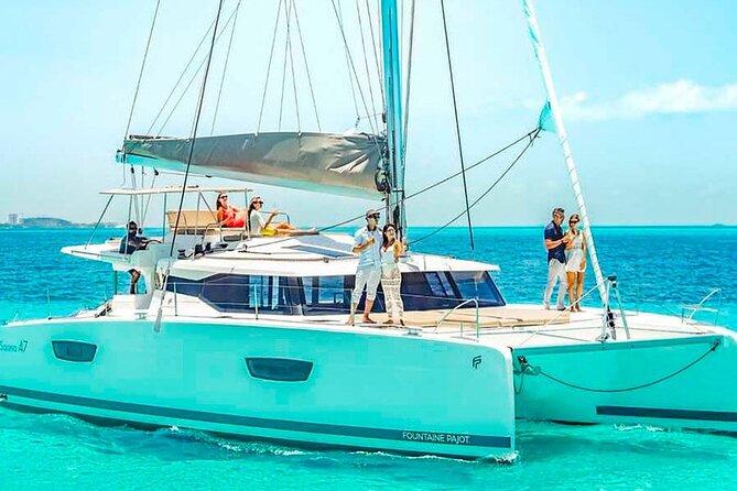 Isla Mujeres Sailing Adventure From Cancun - Luxurious Catamaran and Stunning Coastal Views