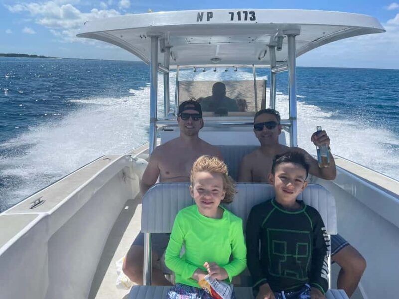 Island Hopping, Swimming w/ Turtles & Unlimited Bahamas Mama - Transport, Timing, and Group Size