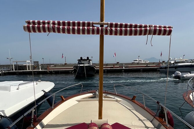 Island of Capri by Boat Stunning Landscapes, Swim and Relax - Inclusive Refreshments: Soft Drinks Provided on Board