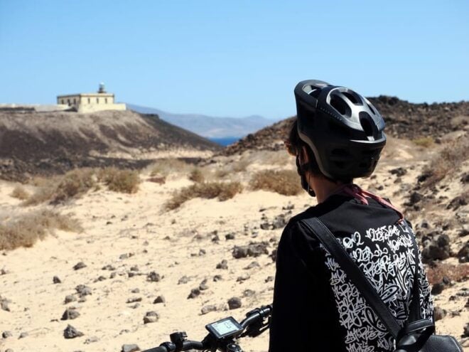 Island of Lobos in E-bike - Crystal Clear Lagoons