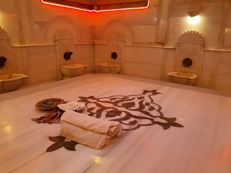 Istanbul: Acemoglu Turkish Bath from 15th Century w/ Private Options - A historic bath with a practical, modern setup