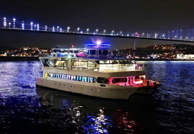 Istanbul: Bosphorus Catamaran Cruise With Dinner Show - Itinerary and Locations