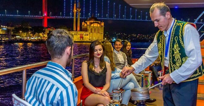 Istanbul: Bosphorus Night Dinner Cruise With Private Table - Inclusions and Exclusions