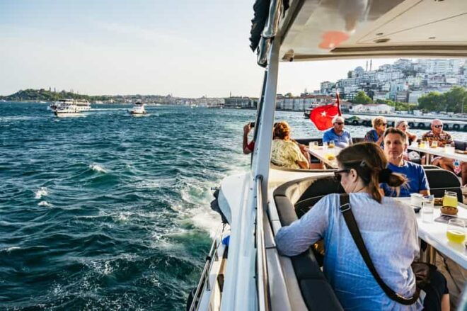 Istanbul: Bosphorus Sunset Cruise on a Luxurious Yacht - Onboard Experience