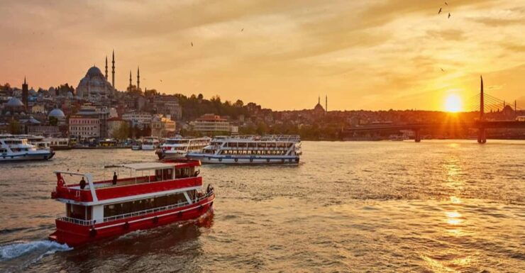 Istanbul Bosphorus Sunset Guided Cruise Tour - Key Points