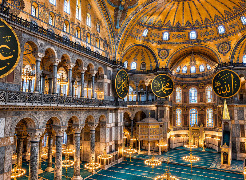 Istanbul Hagia Sophia & Blue Mosque Half-Day Small Group Tour - At Hagia Sophia, check what your ticket covers