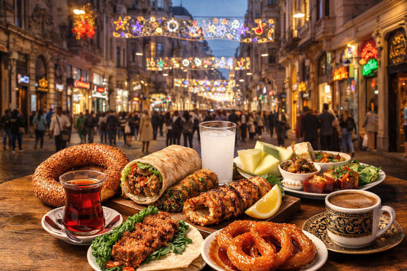 Istanbul Istiklal Street Food Night Tour - The guide can change what you taste