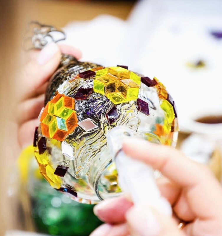 Istanbul: Mosaic Candle Holder Workshop - Design Your Own Light - At a glance