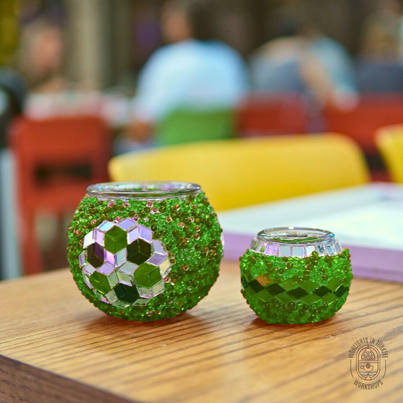 Istanbul: Mosaic Candle Holder Workshop - Design Your Own Light - Is $30.15 fair value?