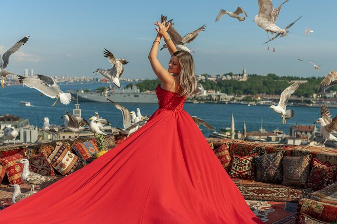 Istanbul Photo Shooting With Flying Dress - Expertly Taken Flying Dress Photos