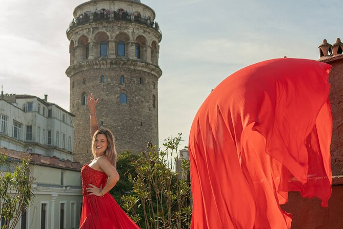 Istanbul Photo Shooting With Flying Dress - Booking Your Istanbul Adventure