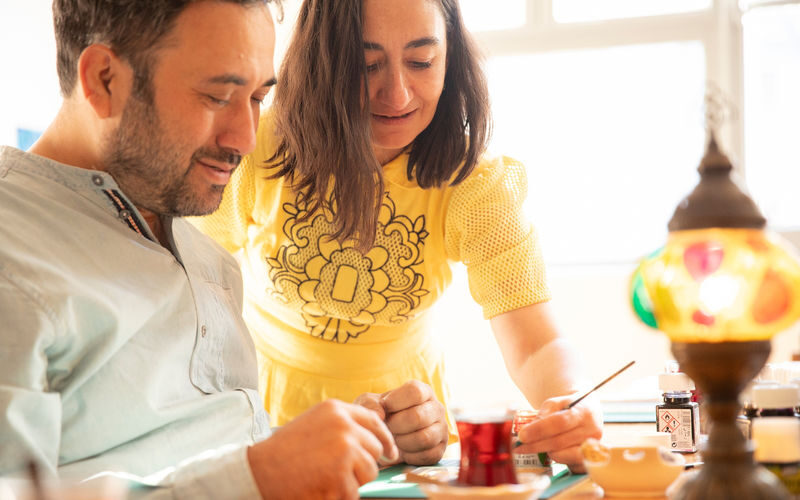 Istanbul Stained Glass Sun Catcher Painting Workshop - A hands-on alternative to Istanbul’s usual souvenirs