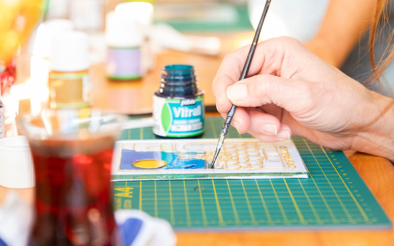 Istanbul Stained Glass Sun Catcher Painting Workshop - Is about $20 good value?