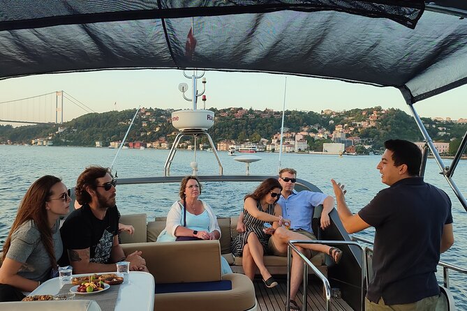Istanbul Sunset Cruise on Luxury Yacht - Guided Group Cruise - Free Refreshments and Optional Liquor Purchases