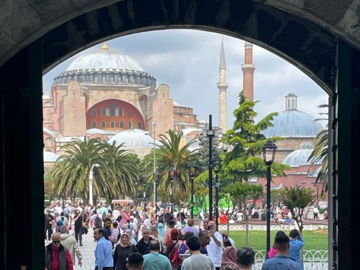 Istanbul's Legendary Mosques: Blue Mosque and Hagia Sophia - Hagia Sophia: Iconic Landmark Overview