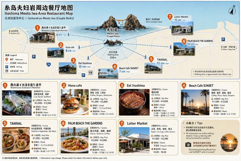Itoshima Sunset & Fukuoka Tower Night View Experience - Weather, minimum numbers, and late arrivals