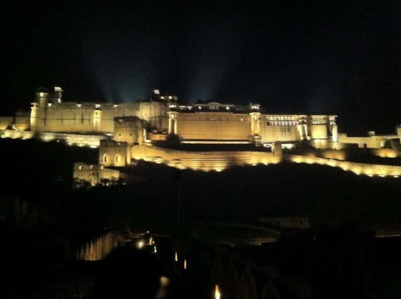 Jaipur: Amber Fort Light & Sound Show w/ BluePoetry Art Demo - The Amber Fort Light & Sound Show  