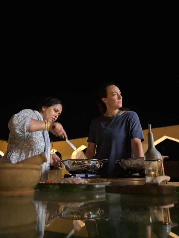 Jaipur: Amer Fort Rooftop Cooking Class with Dinner - Good To Know