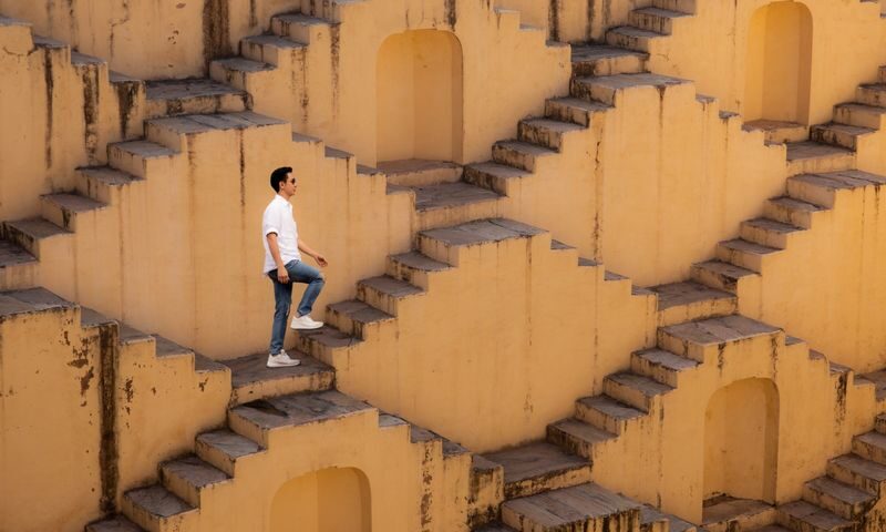 Jaipur- Instagram Tour of the Citys Best Spots with Guide & AC Car - Patrika Gate’s painted corridors