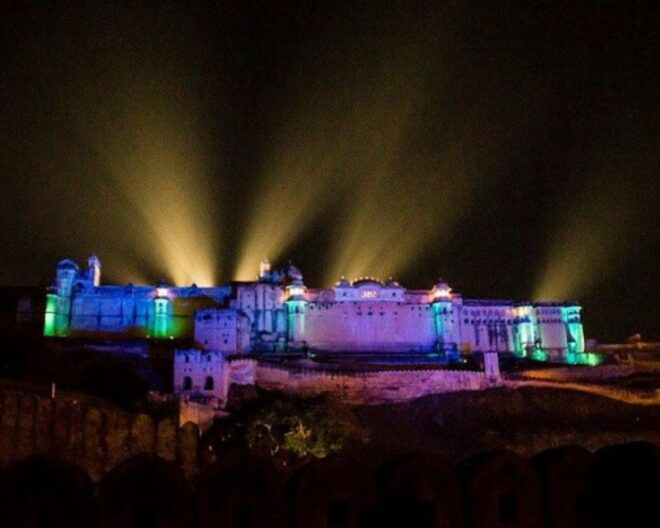 Jaipur: Light & Sound Show With Dinner at Amber Fort - Itinerary